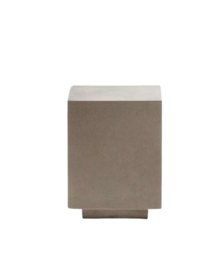 TABLE D'APPOINT RUSTELLA EN CIMENT 35 x 35 CM