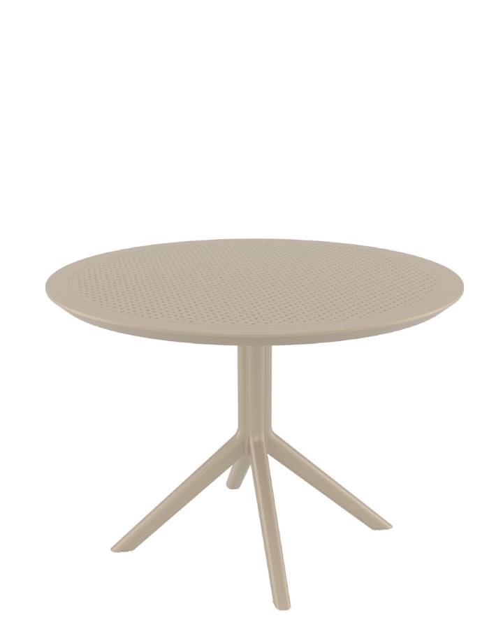 SKY TABLE Ø105 TAUPE