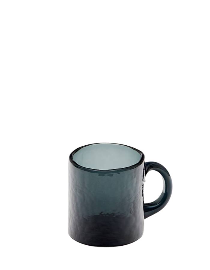 SUNERA Grande tasse en verre recyclé grise