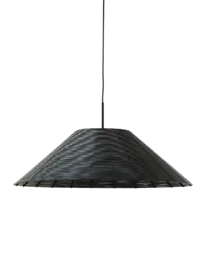 Abat-jour pour plafonnier extérieur Saranella  rotin synthétique 70CM