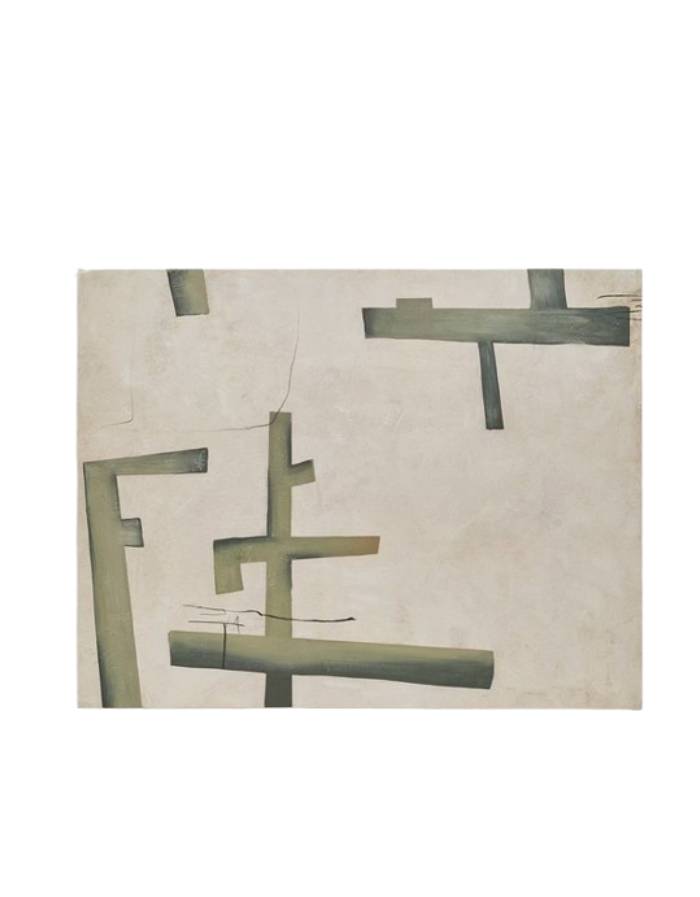FIDA Toile abstraite  verte 180 x 140 cm