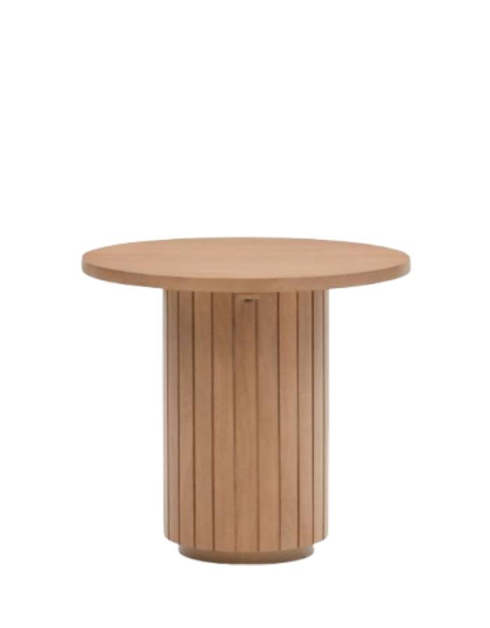LICIA Table d'appoint ronde en bois de manguier Ø 60