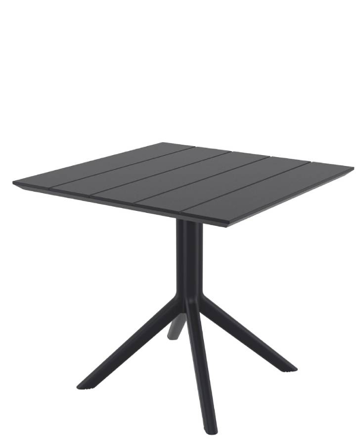 PARIS TABLE 80X80 NOIR
