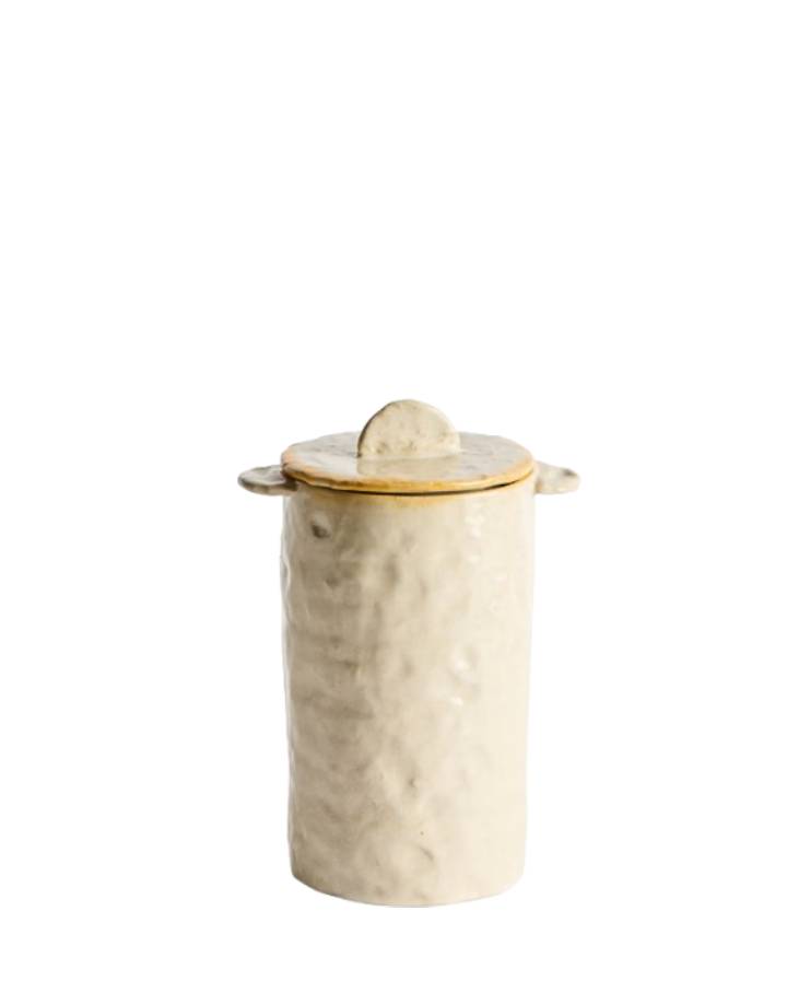 POT BELOR EN CERAMIQUE BLANCHE 22 CM
