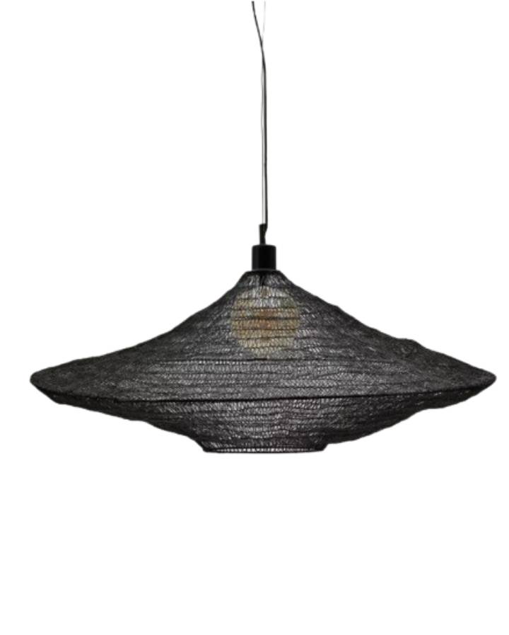 MAKAI Plafonnier  en métal avec finition noire  Ø 87 cm