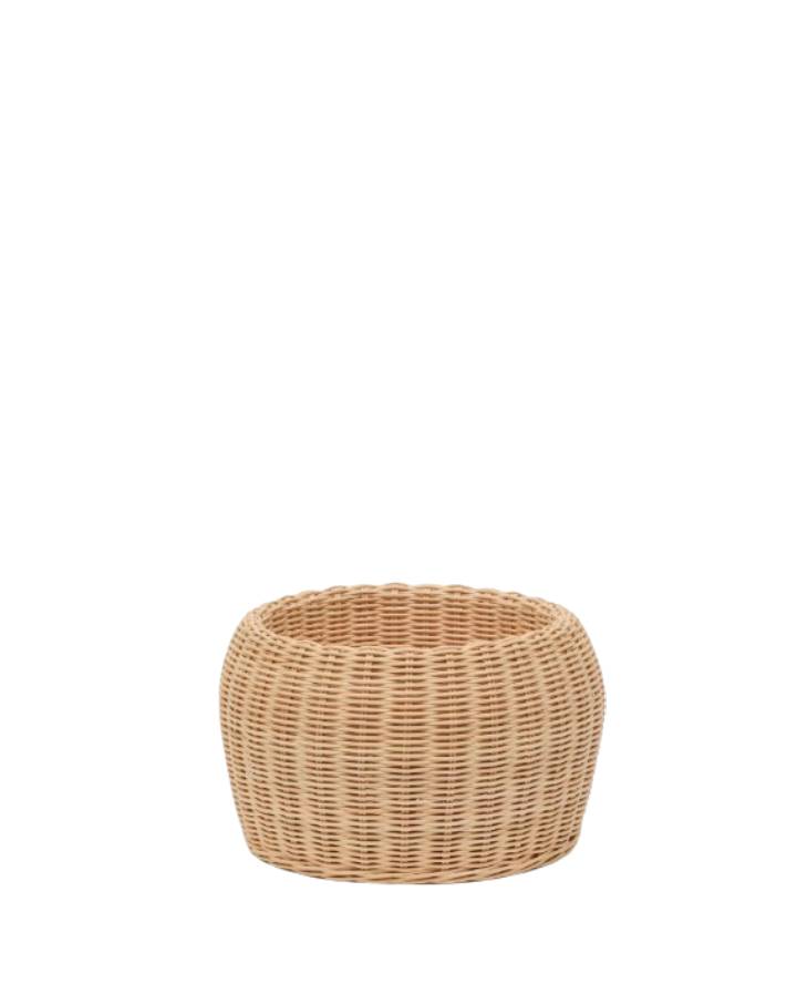 Vase en rotin Zilna 19 cm