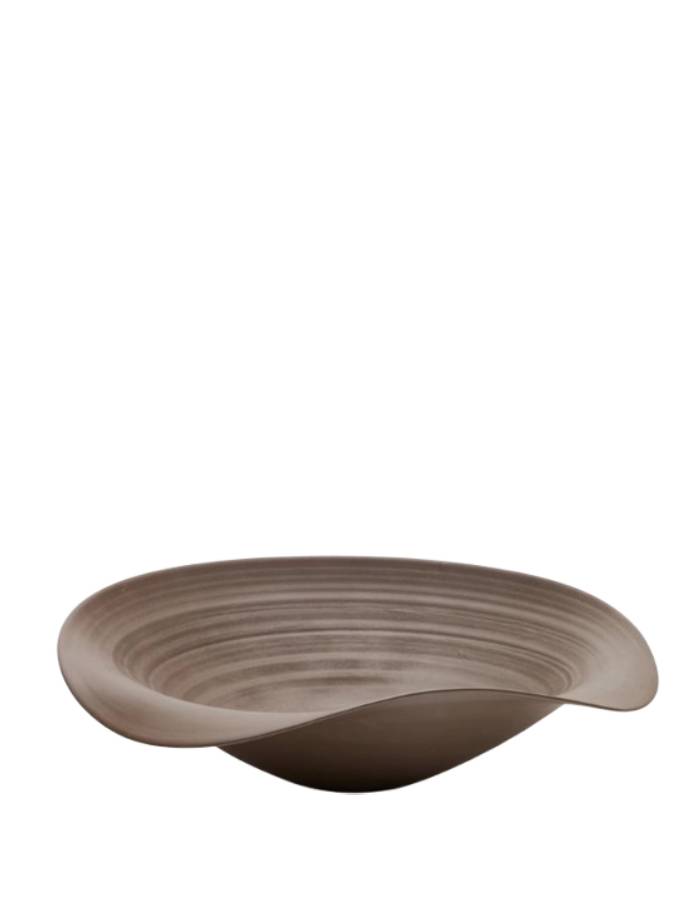MACARELLETA Centre de table  en céramique marron