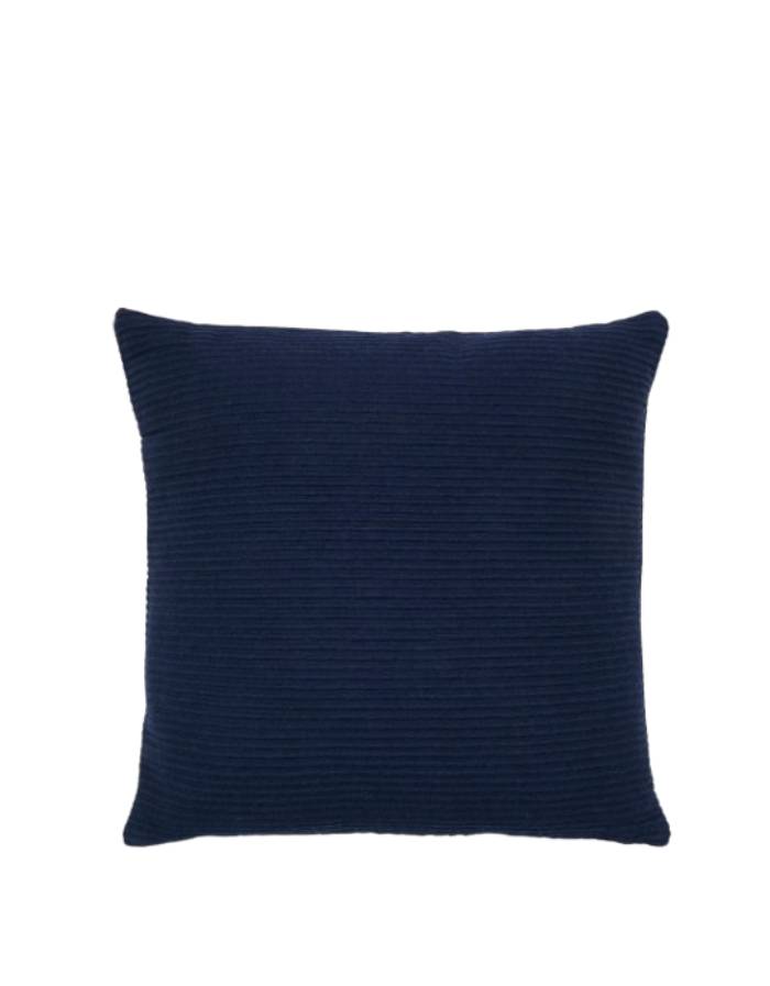 Housse de coussin MINEC  100 % coton bleu 45 x 45 cm