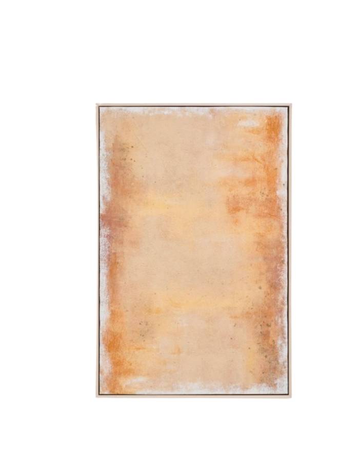 Tableau abstrait Selnar jaune 60 x 90 cm