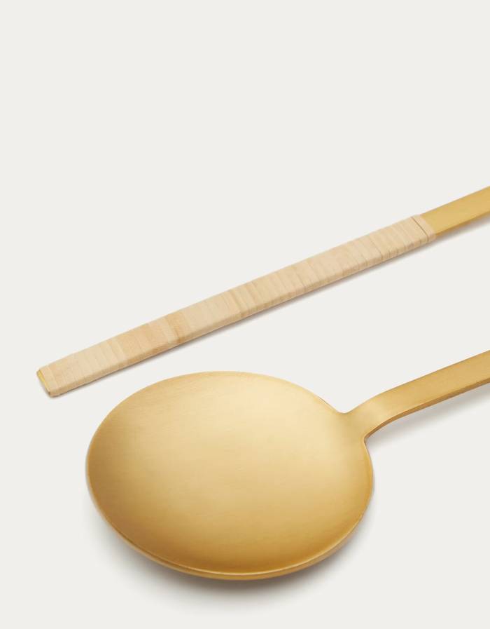 SULI Ensemble de 2 ustensiles de cuisine en acier inoxy