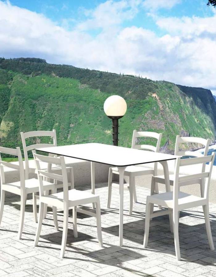 MAYA TABLE 140 BLANC