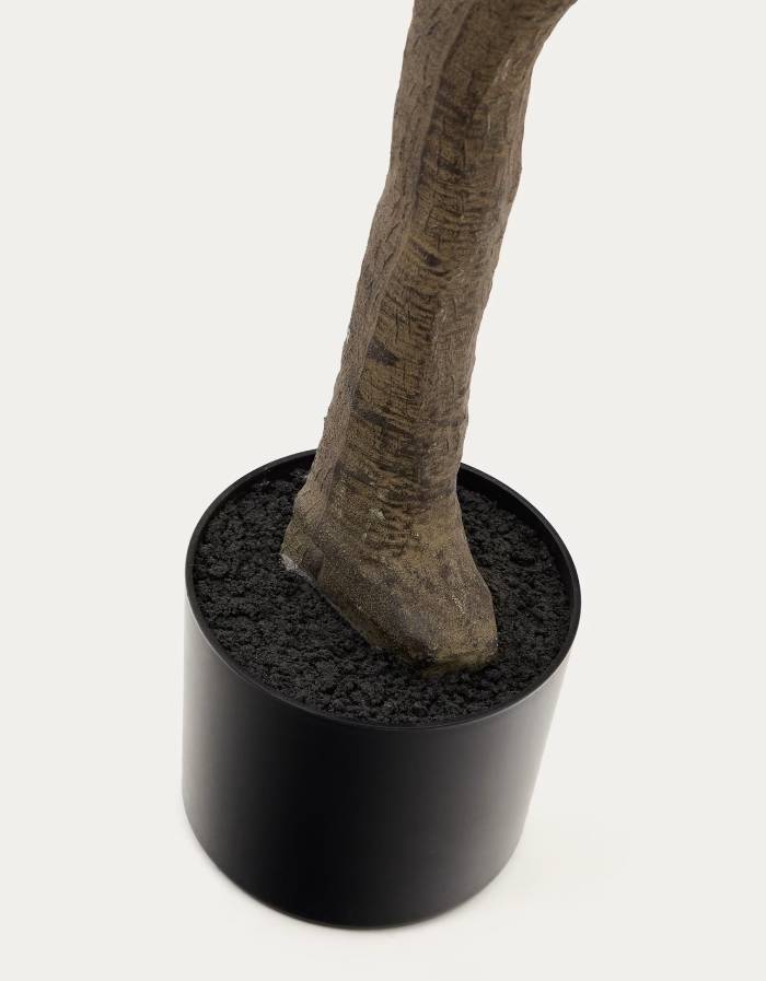 FICUS  artificiel avec pot noir 210 cm
