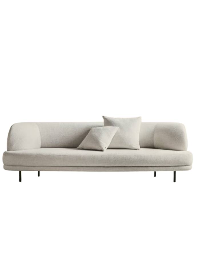 Grace 3 seater sofa FABRIC - LONDON MULTI LIGHT GREY