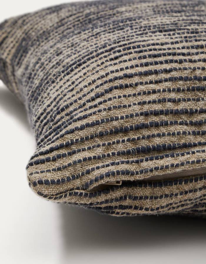 SEPINA Housse de coussin  en coton de couleur grise 50
