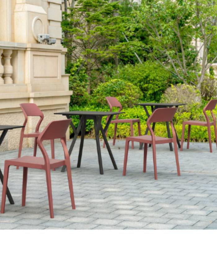 SNOW CHAISE MARSALA