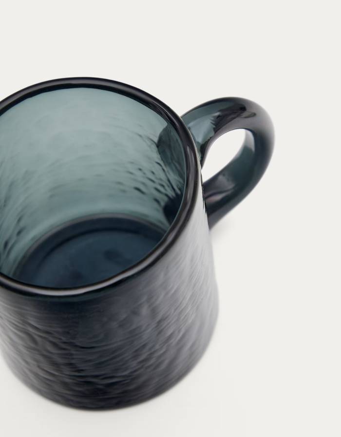 SUNERA Grande tasse en verre recyclé grise
