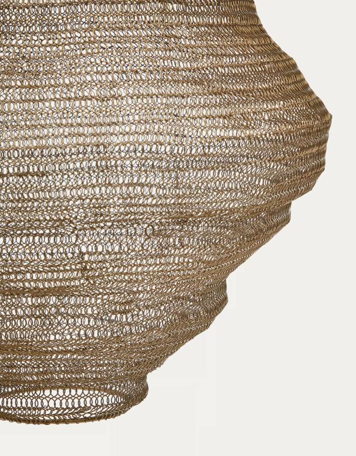 SARRACO Plafonnier en métal doré Ø 48,5 cm