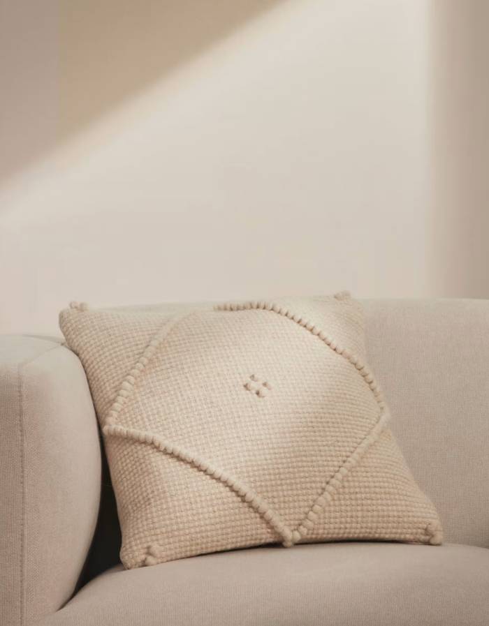 VIANNEY Housse de coussin  100% coton