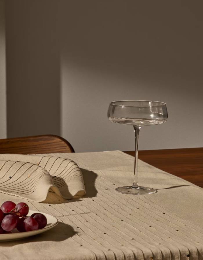 MIMBA Coupe à champagne  en verre transparent xx cl