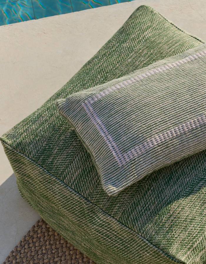 NARELLE Housse de coussin Narelle 100% PET verte 30 x 50 cm