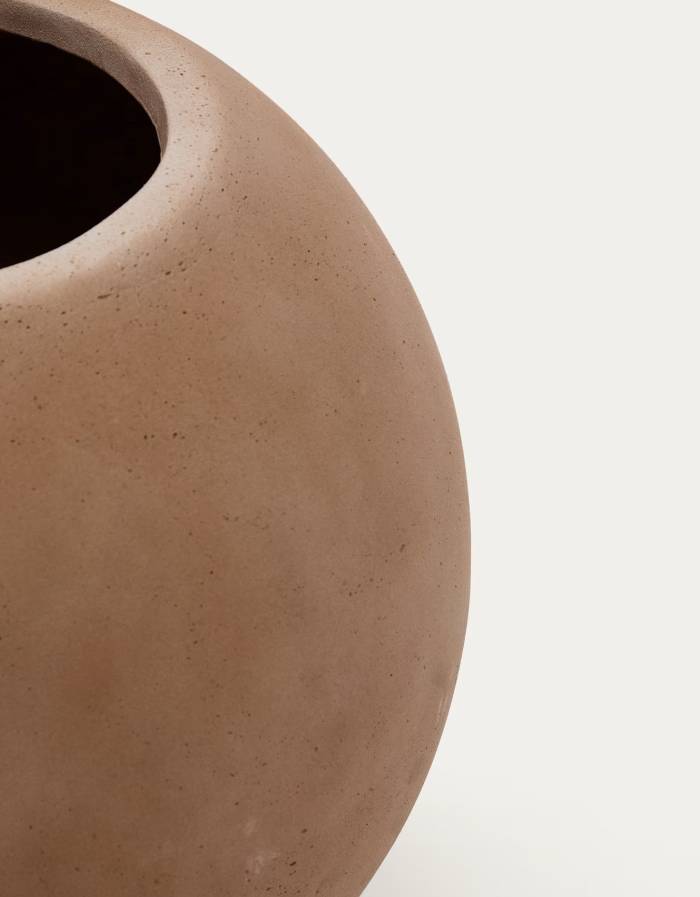 SOLNA Cache-pot effet terracota Ø 51 cm