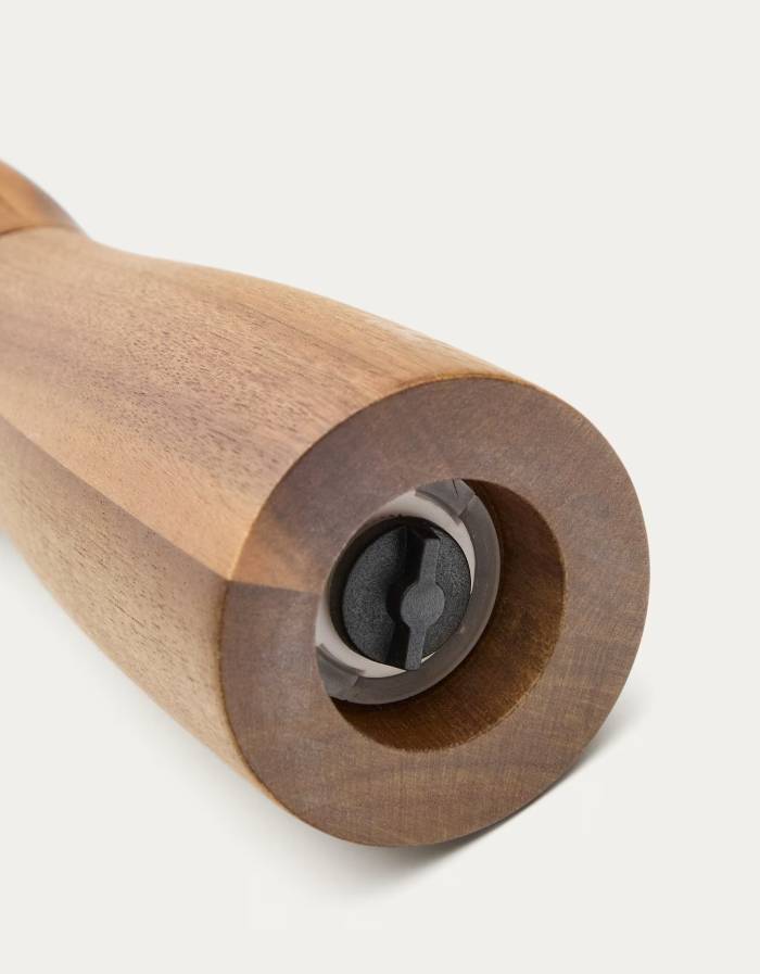 Moulin à poivre Teppa en bois d'acacia, 15,3 cm