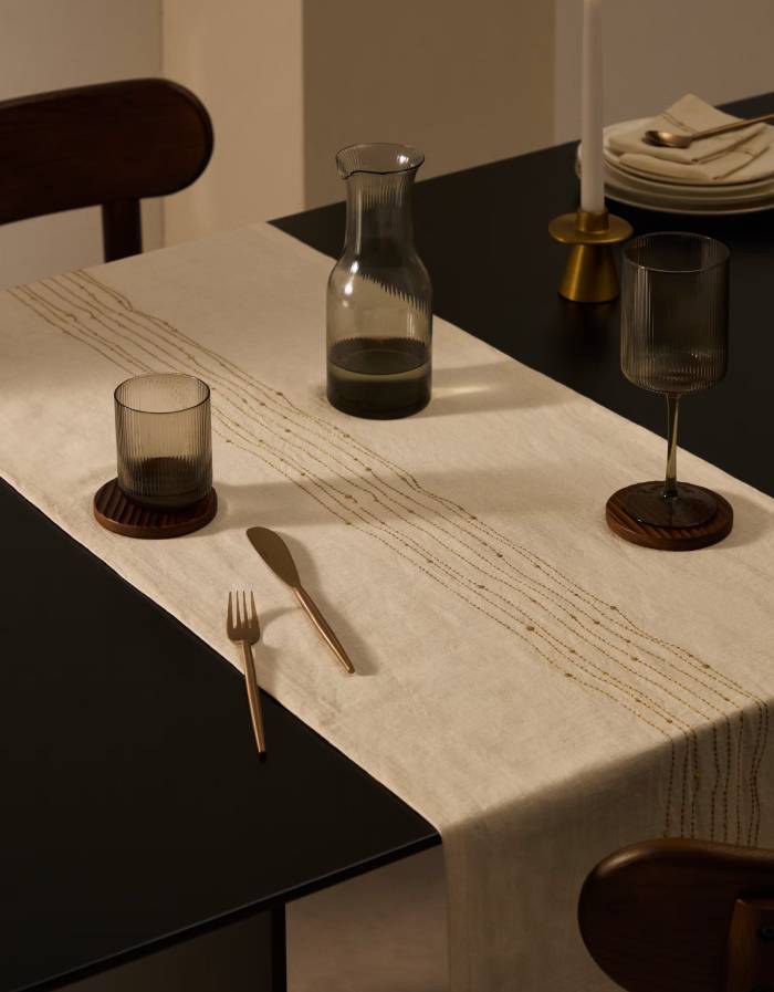 THIBA Verre à vin  en verre gris 50 cl