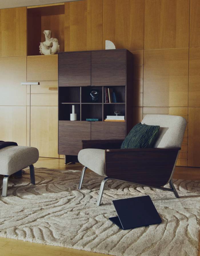 Tapis Tribet en laine jacquard à motif zèbre 200 X 300 cm