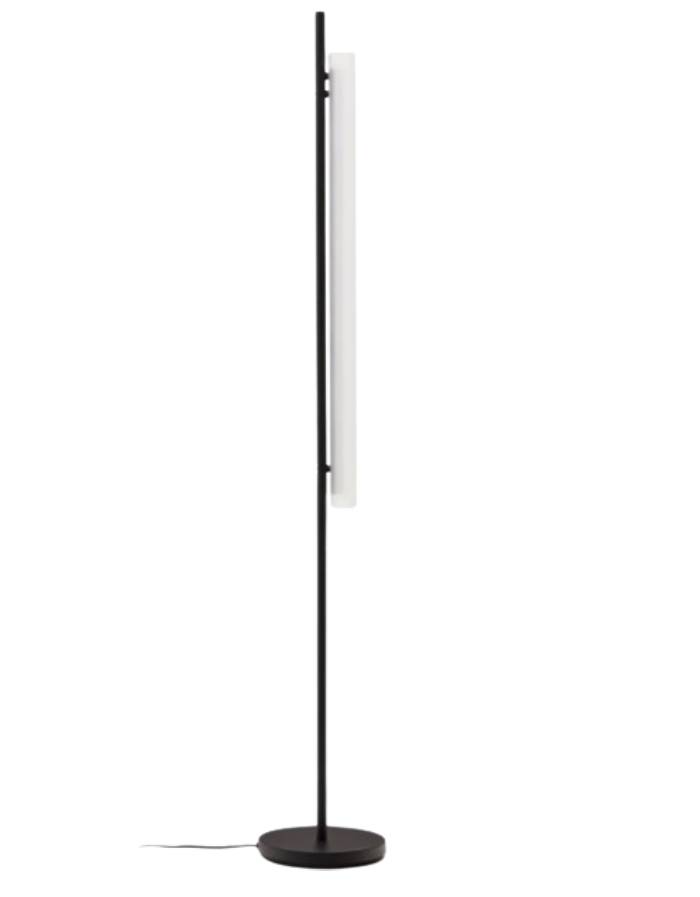 Lampadaire Vauxall en métal et verre givré H1M50 L23 PROF 23